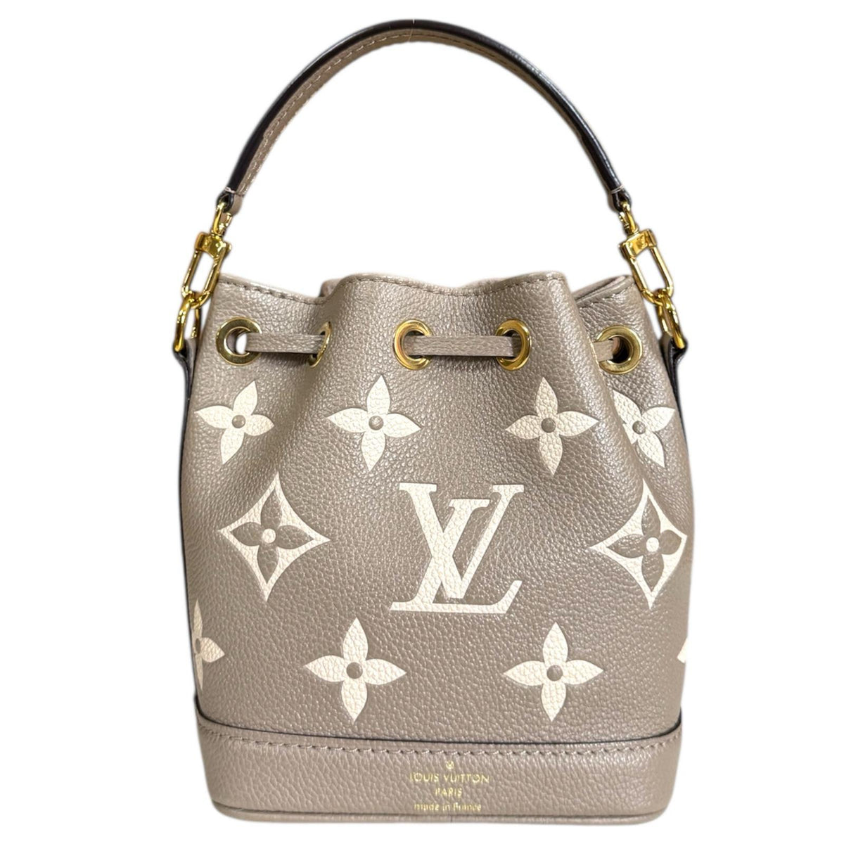 LOUIS VUITTON ルイヴィトン ナノ・ノエ バイカラーモノグラムアン 