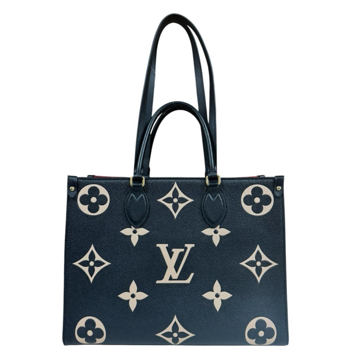 LOUIS VUITTON On the Go MM Bicolor Monogram Empreinte Shoulder Bag 
