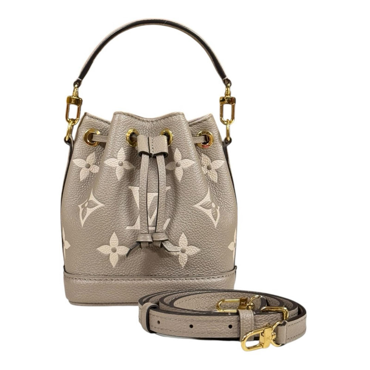 LOUIS VUITTON ルイヴィトン ナノノエ バイカラーモノグラムアン