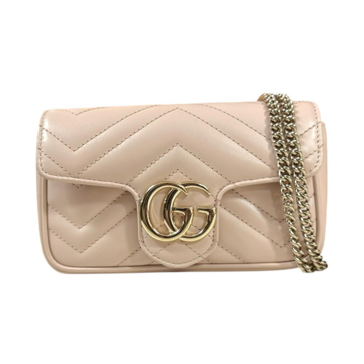 GUCCI グッチ キルティング スーパーミニバッグ GGマーモント