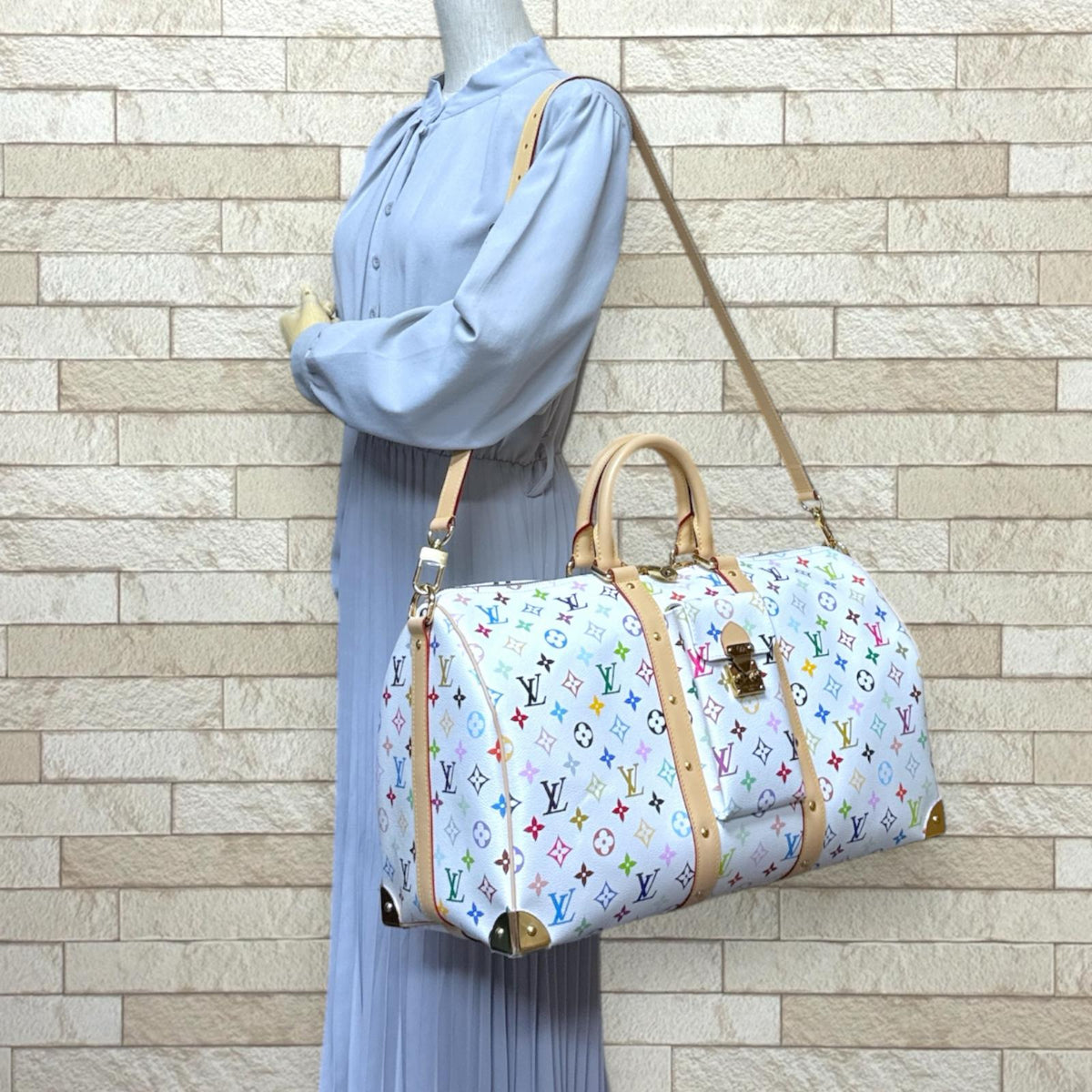 LOUIS VUITTON ルイヴィトン LV×TM キーポル・バンドリエール 45