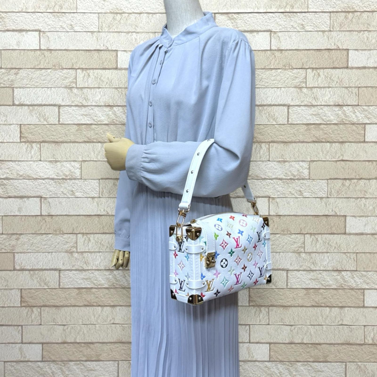 LOUIS VUITTON ルイヴィトン 村上隆コラボ サイドトランク MM 
