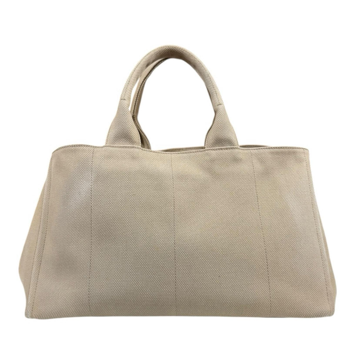 PRADA ベージュ キャンバストートバッグ PRADA プラダ カナパトートL ハンドバッグ キャンバス ベージュ