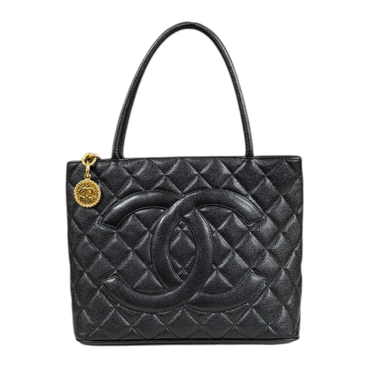 CHANEL シャネル 復刻トート マトラッセ トートバッグ キャビア