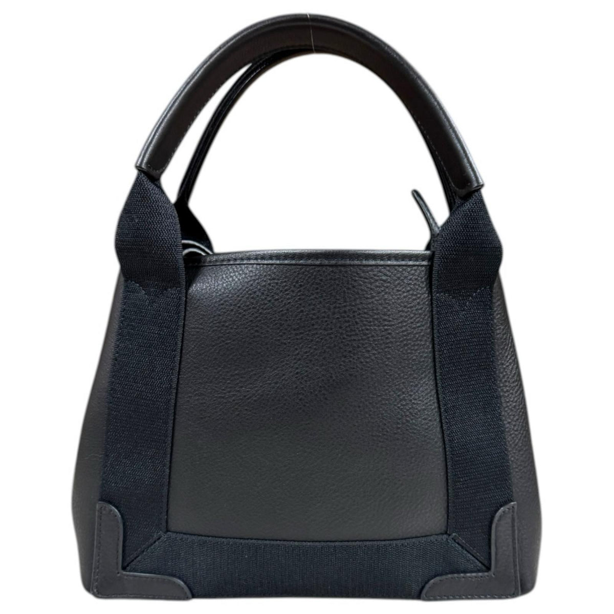 現行ロゴ　備品完備　バレンシアガ　ネイビーカバスxs ミニマムハンドバッグ　黒 BALENCIAGA バレンシアガ ネイビー カバス XS ショルダーバッグ レザー