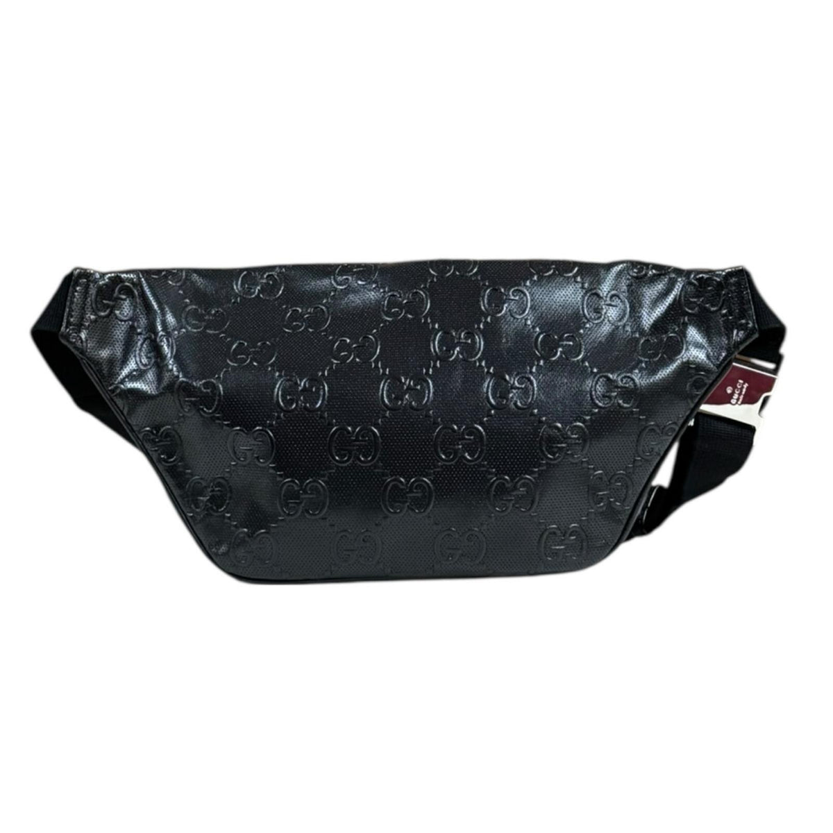 10%OFF！超割祭り】 グッチ GUCCI GGエンボス ウエストバッグ ブラック