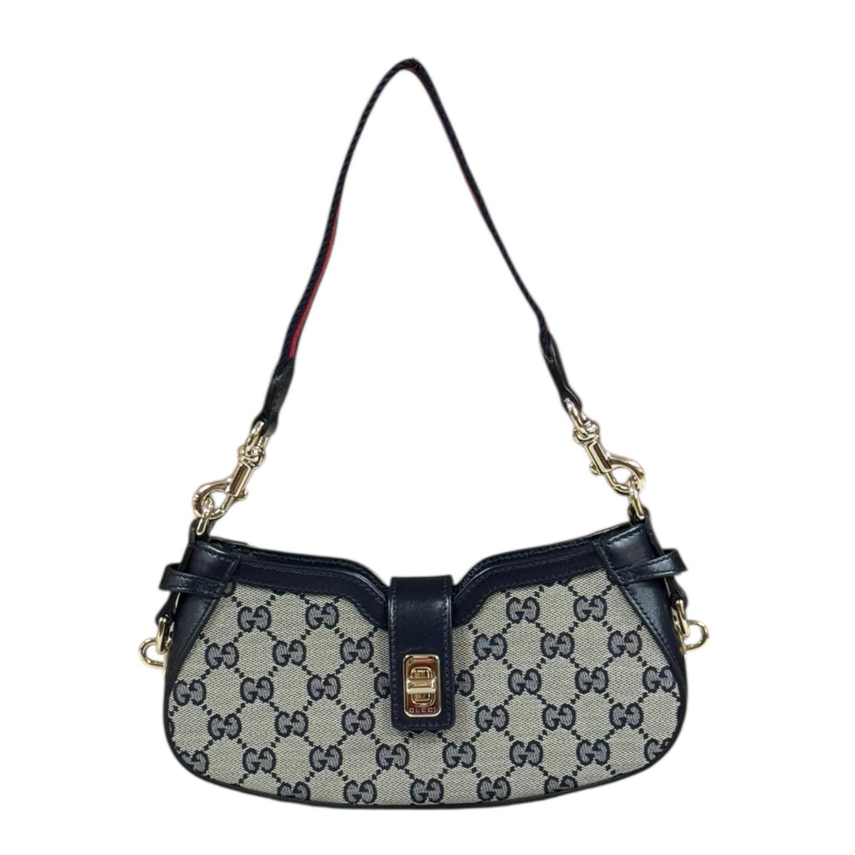 グッチ GUCCI ムーンサイド レザー ショルダーバッグ【中古】 すぐ届く！GUCCI 〔グッチ ムーンサイド〕ミニ ショルダーバッグ