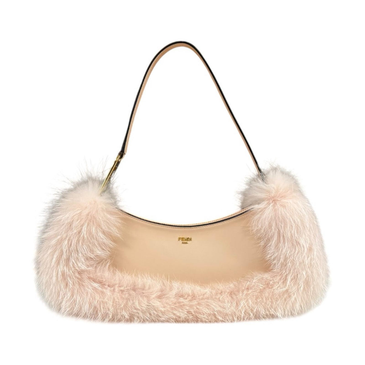 FENDI フェンディ オーロック スウィング ショルダーバッグ レザー 