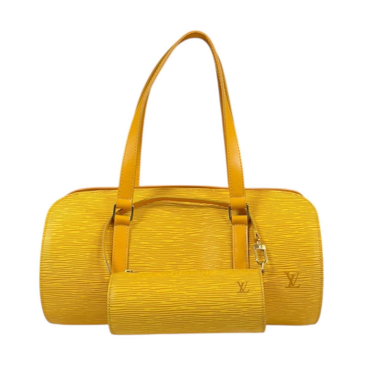 LOUIS VUITTON　ルイヴィトン エピ　スフロ　ハンドバッグ　イエロー LOUIS VUITTON ルイヴィトン スフロ エピ ハンドバッグ エピレザー