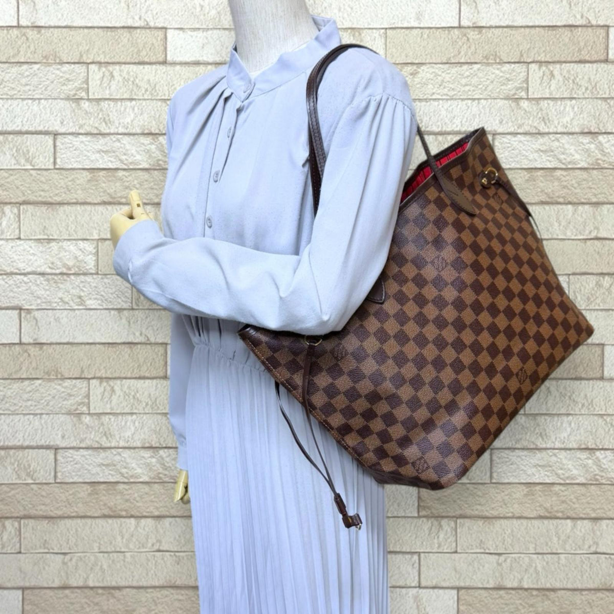 LOUIS VUITTON ルイヴィトン ネヴァーフルMM ダミエ トートバッグ