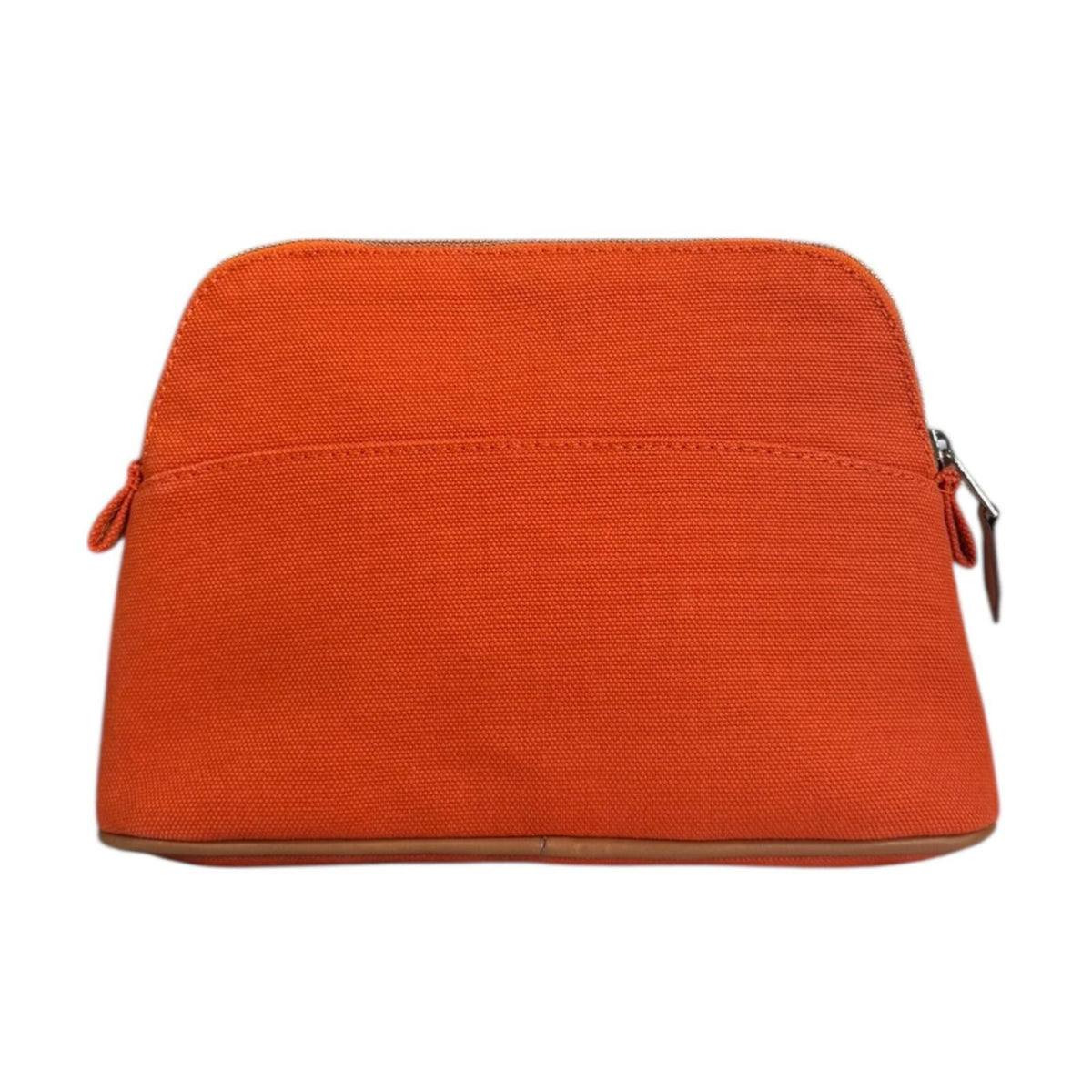 5oe4952-r】エルメス ポーチ ボリードポーチTGM キャンバス レッド