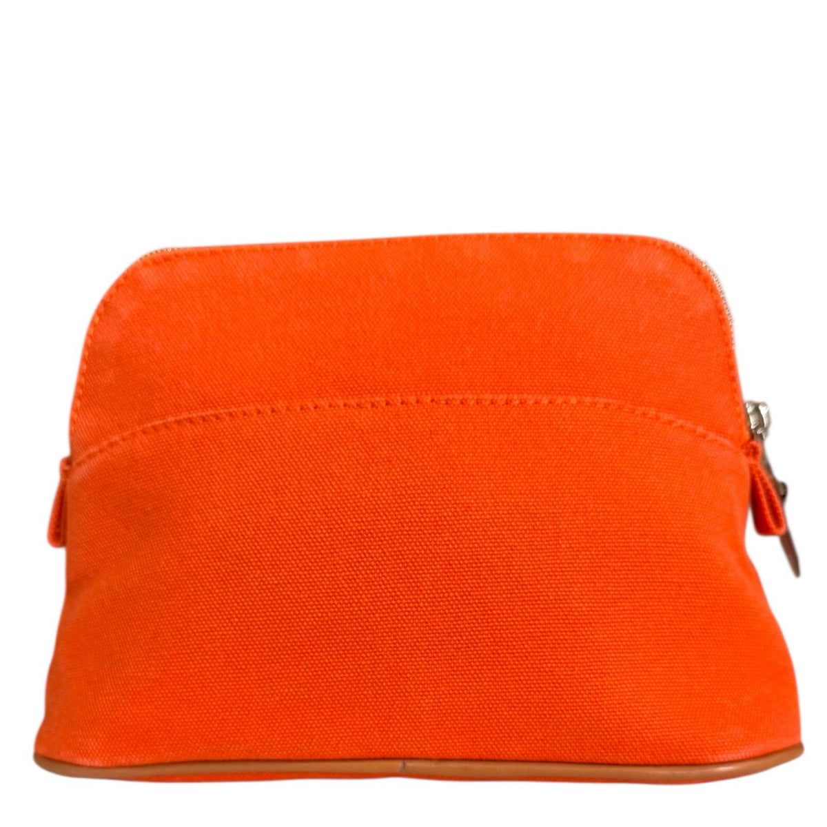 美品 HERMES ボリード ポーチ ミニミニ オレンジ ポーチ コスメポーチ HERMES エルメス ボリードポーチミニ コスメポーチ ポーチ コットン
