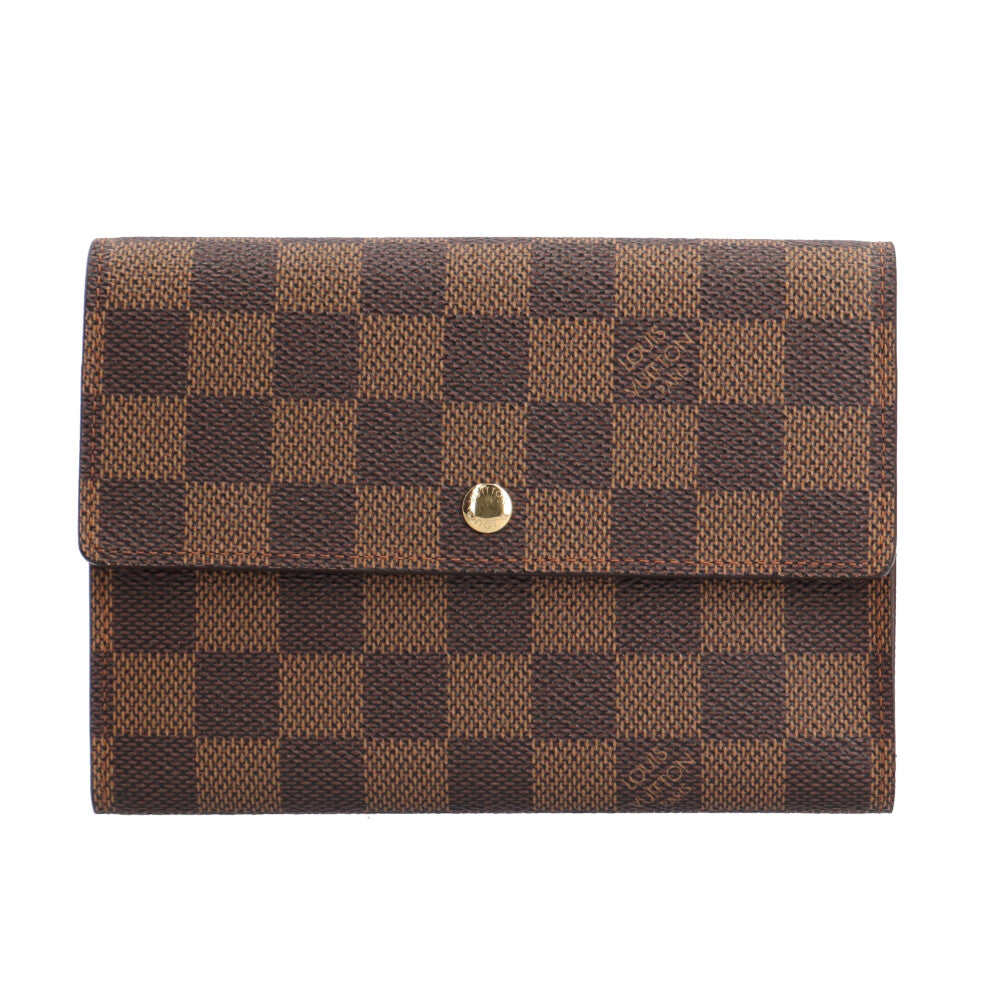 ルイヴィトン ポルトトレゾール エテュイパピエ ダミエ　三つ折り財布　正規品 LOUIS VUITTON ルイヴィトン ポルトトレゾール エテュイ パピエ ダミエ