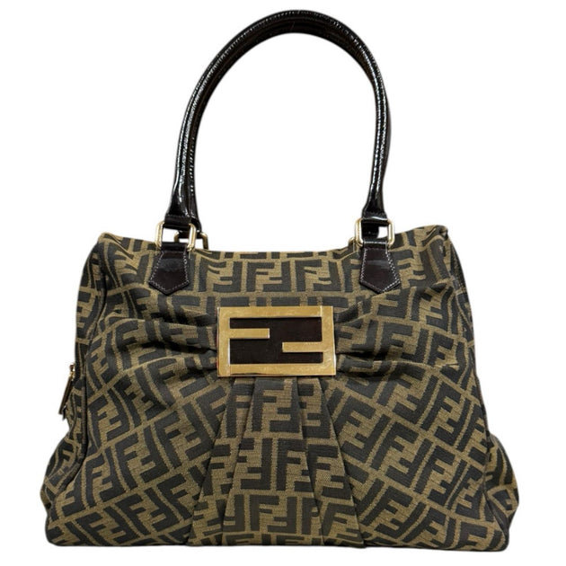 美品 FENDI フェンディ ズッカ柄 ヴィンテージ カーディガン メリノ 