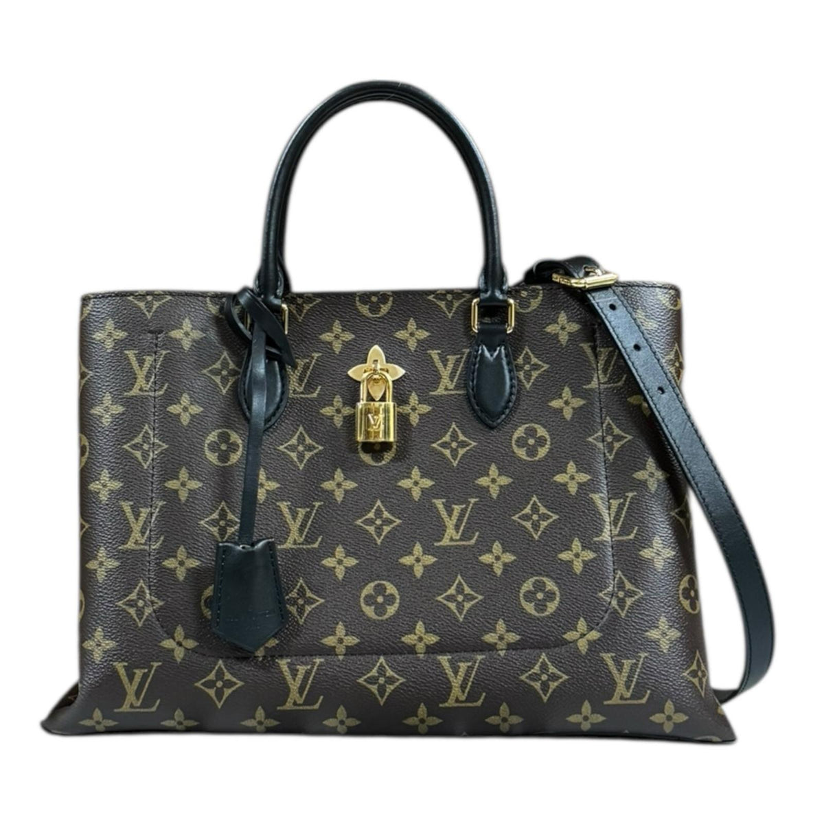 LOUIS VUITTON ルイヴィトン フラワートート モノグラム ショルダー