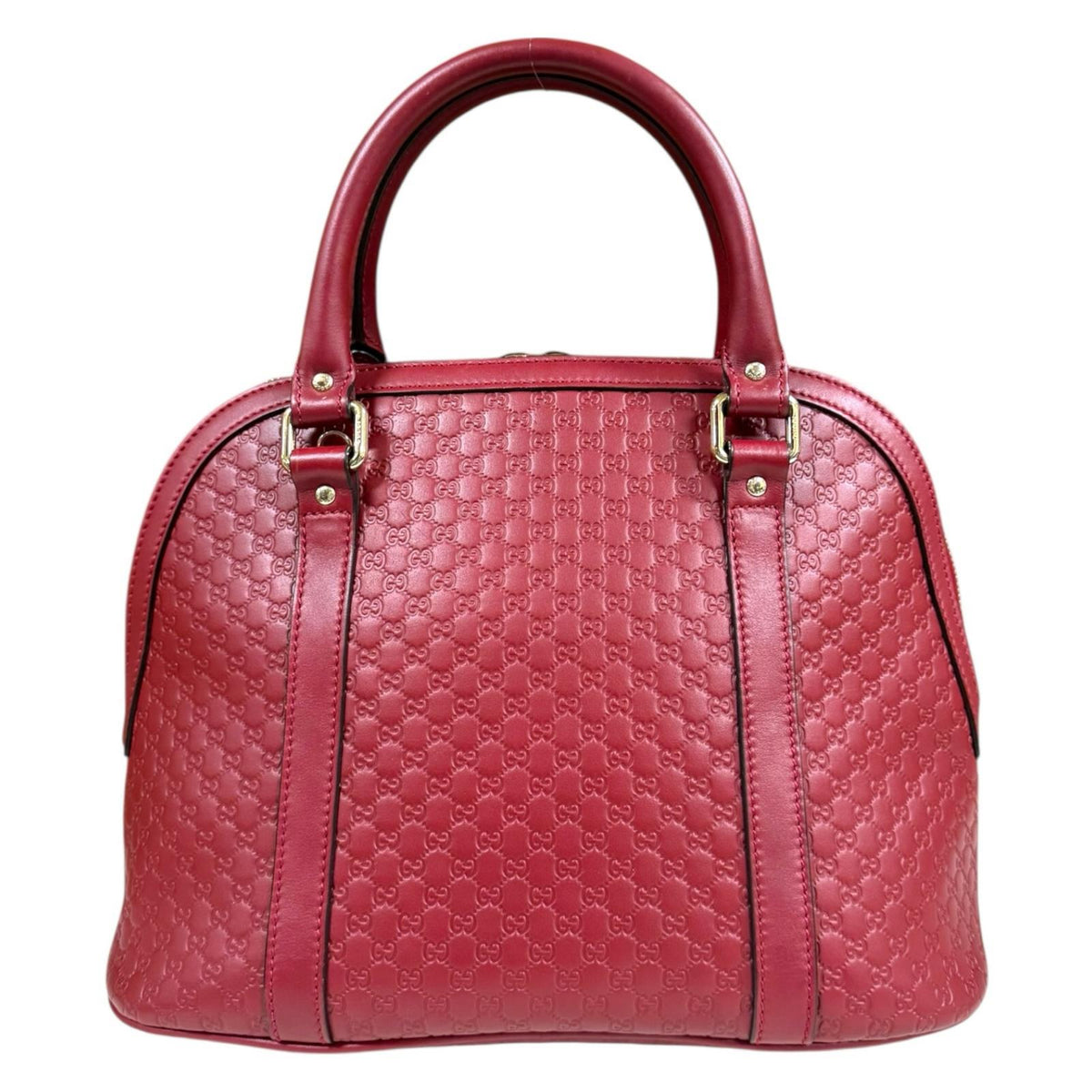 GUCCI グッチ マイクログッチシマ ショルダーバッグ GUCCI グッチ マイクログッチシマ ショルダーバッグ レザー レッド