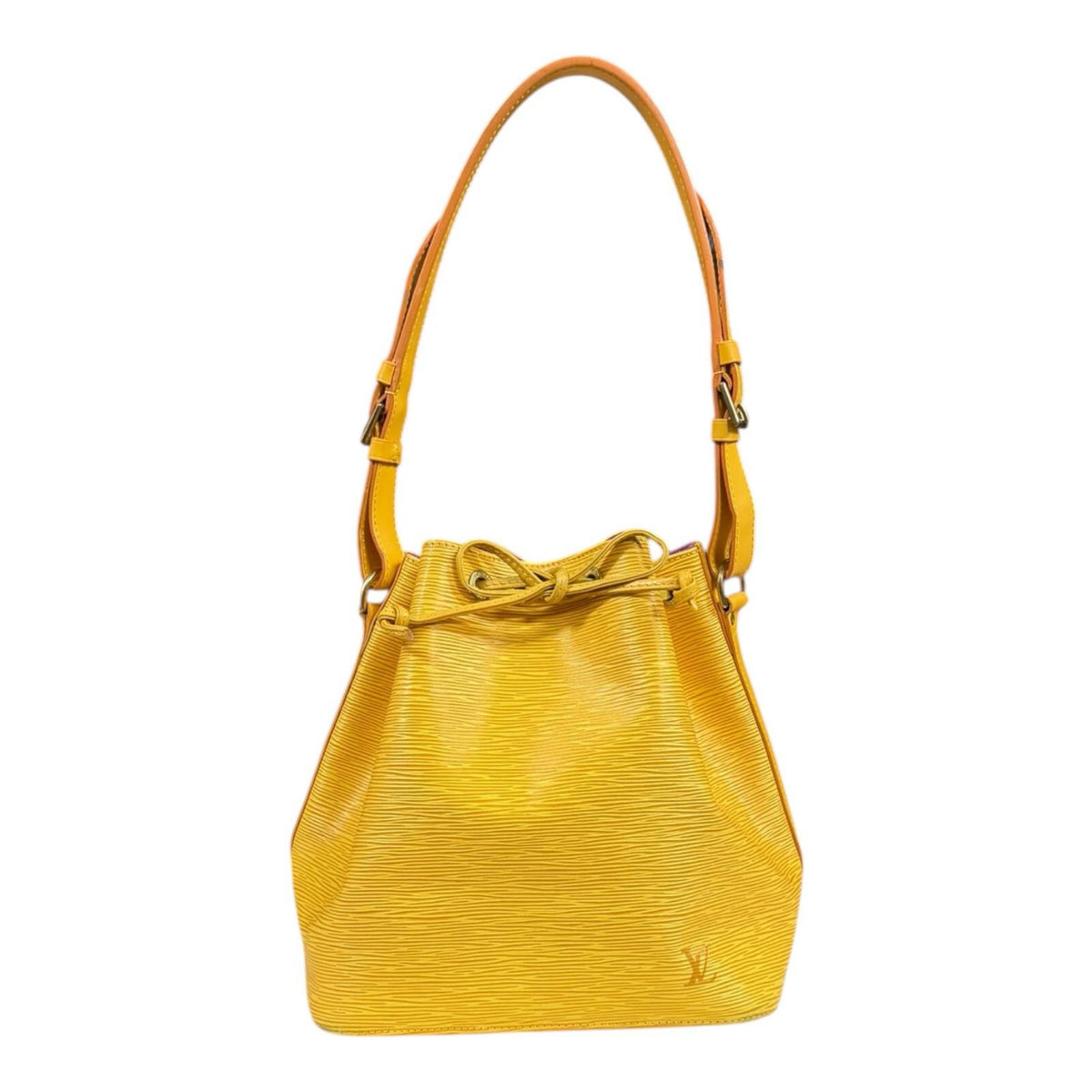 LOUIS VUITTON ルイヴィトン エピ プチノエ レザーショルダーバッグ LOUIS VUITTON ルイヴィトン プチノエ エピ ショルダーバッグ