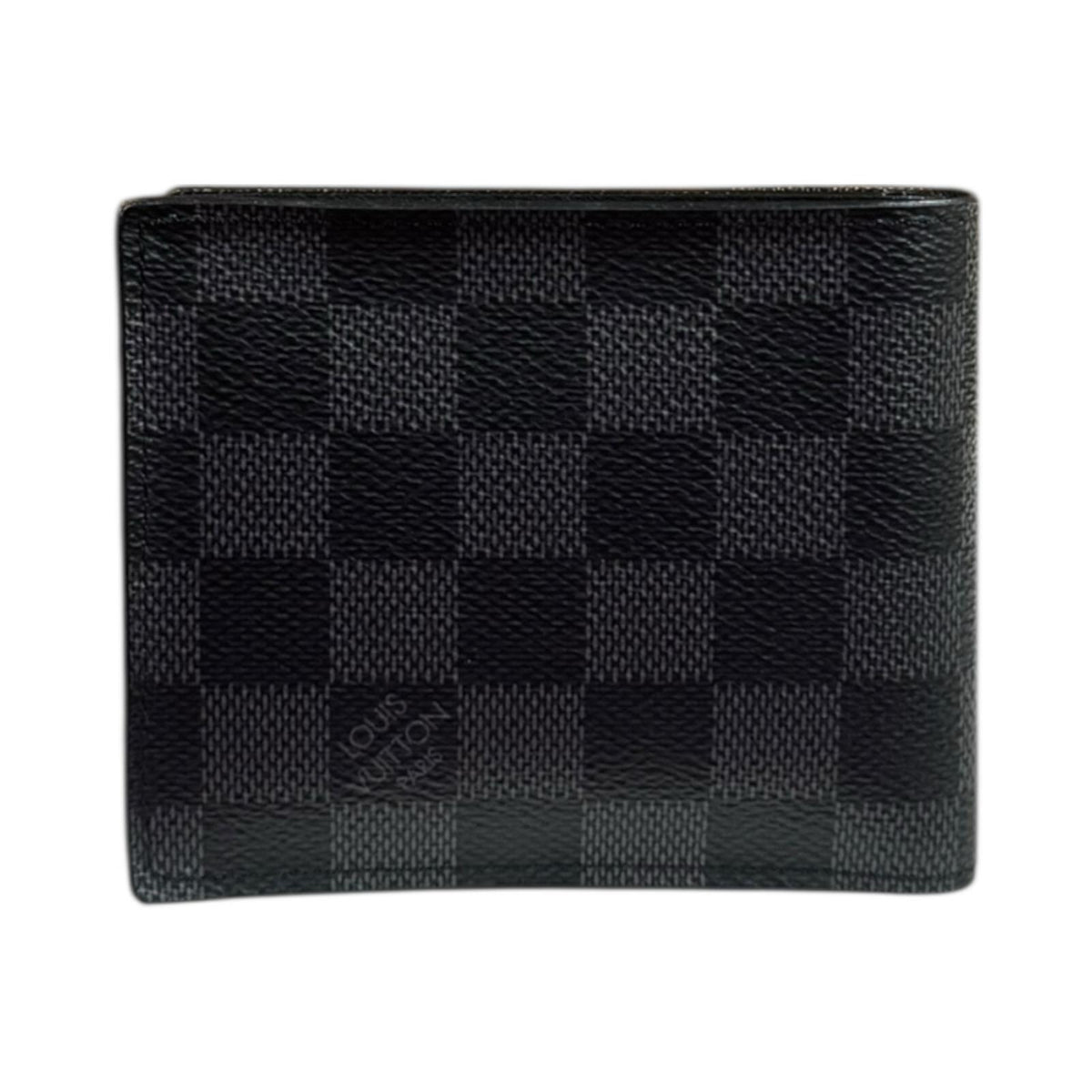 ルイヴィトン 折財布 ダミエ グラフィット ポルトフォイユ マルコ 黒 1704 LOUIS VUITTON ルイヴィトン ポルトフォイユ・マルコ NM ダミエ