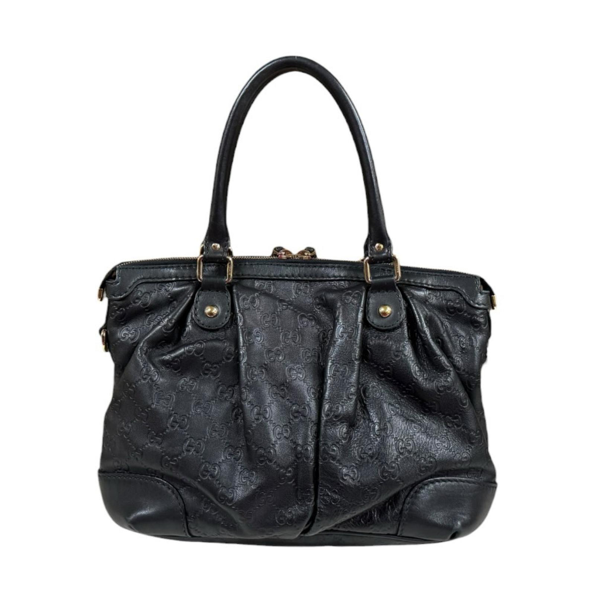 GUCCI グッチ スーキー グッチシマ ショルダーバッグ シマレザー