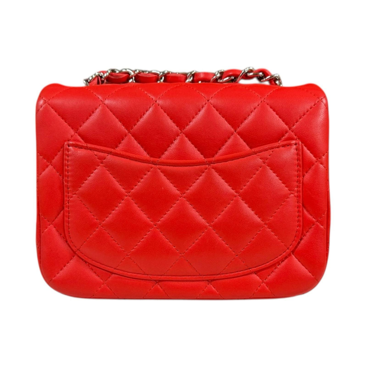 CHANEL シャネル ミニマトラッセ ショルダーバッグ レザー レッド