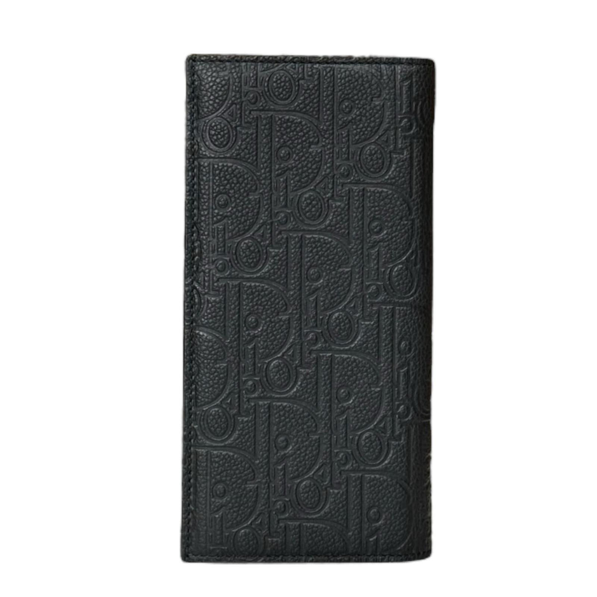 Dior Vertical Wallet Long Wallet Leather Men's Used – 【公式
