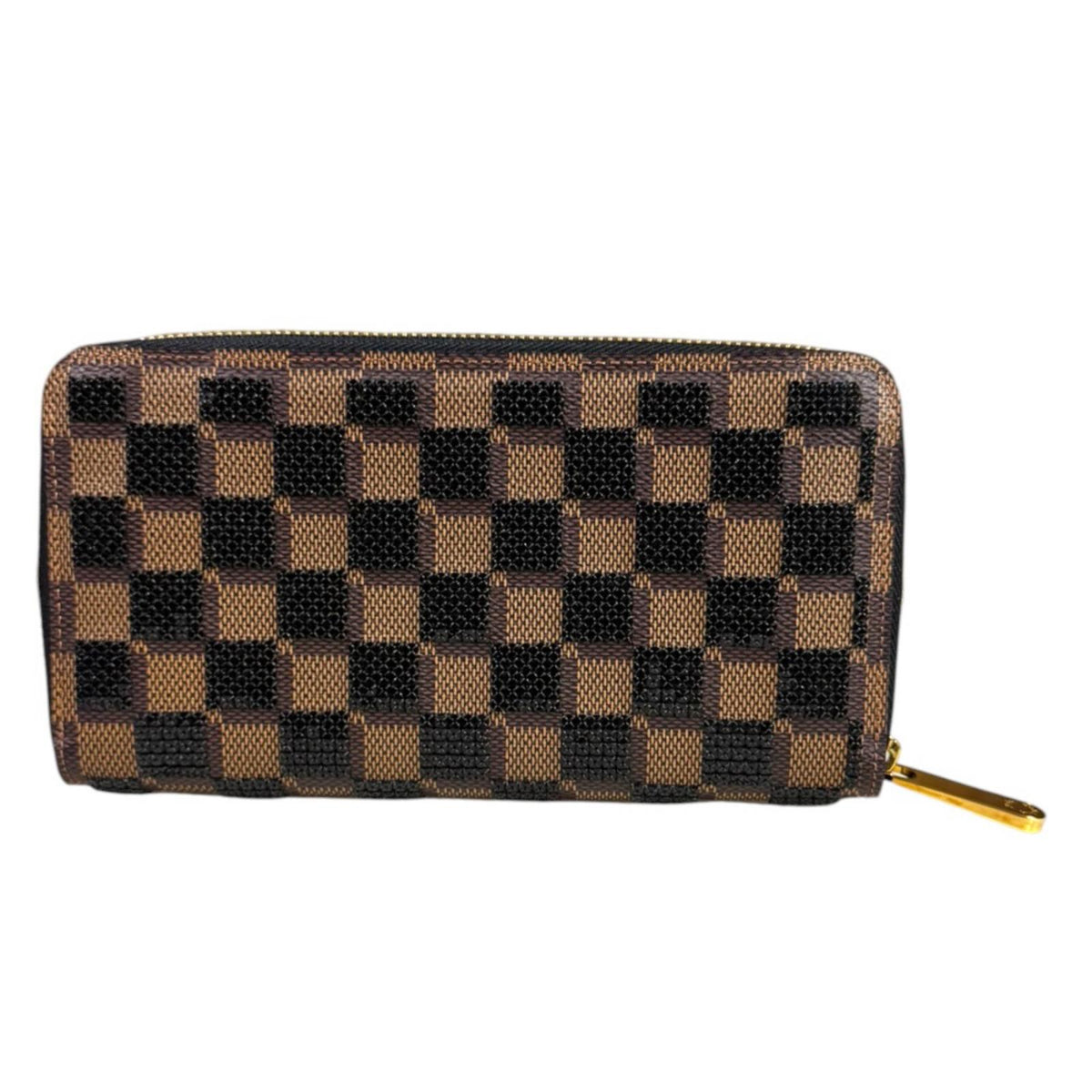 LOUIS VUITTON ルイヴィトン ジッピーウォレット ダミエ パイエット 長