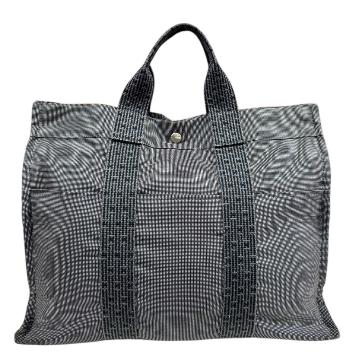 HERMES エルメス トートMM エールライン トートバッグ キャンバス