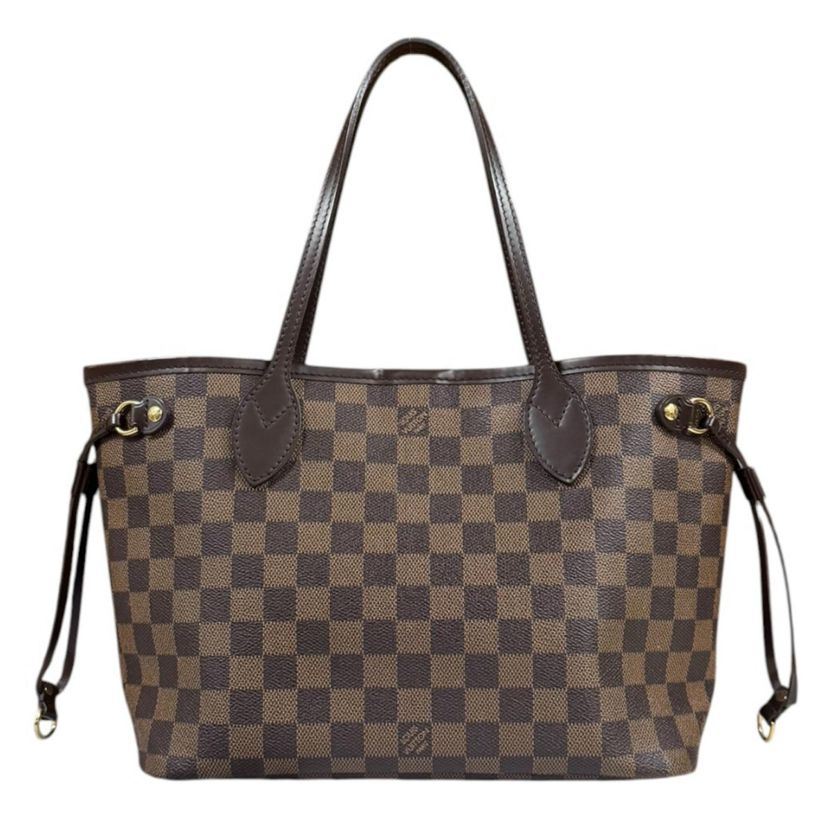 【美品】LOUIS VUITTON ダミエ トートバッグ　2WAY大容量 LOUIS VUITTON ルイヴィトン ネヴァーフルPM LV ダミエ トートバッグ