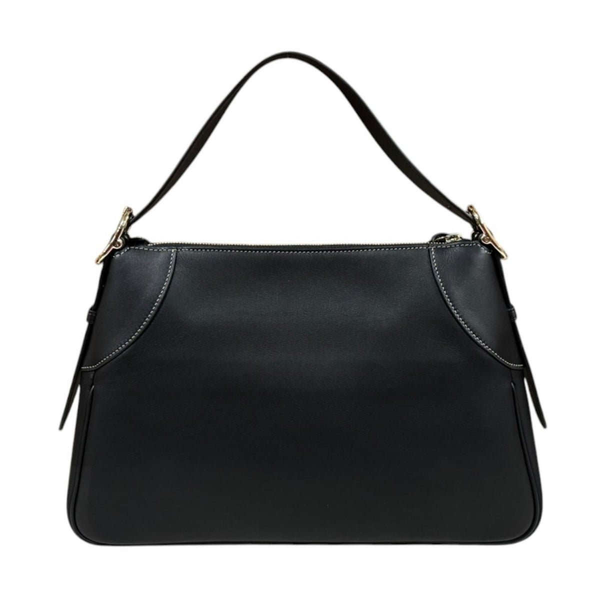GUCCI グッチ ラージ GGエンブレム トートバッグ レザー ブラック