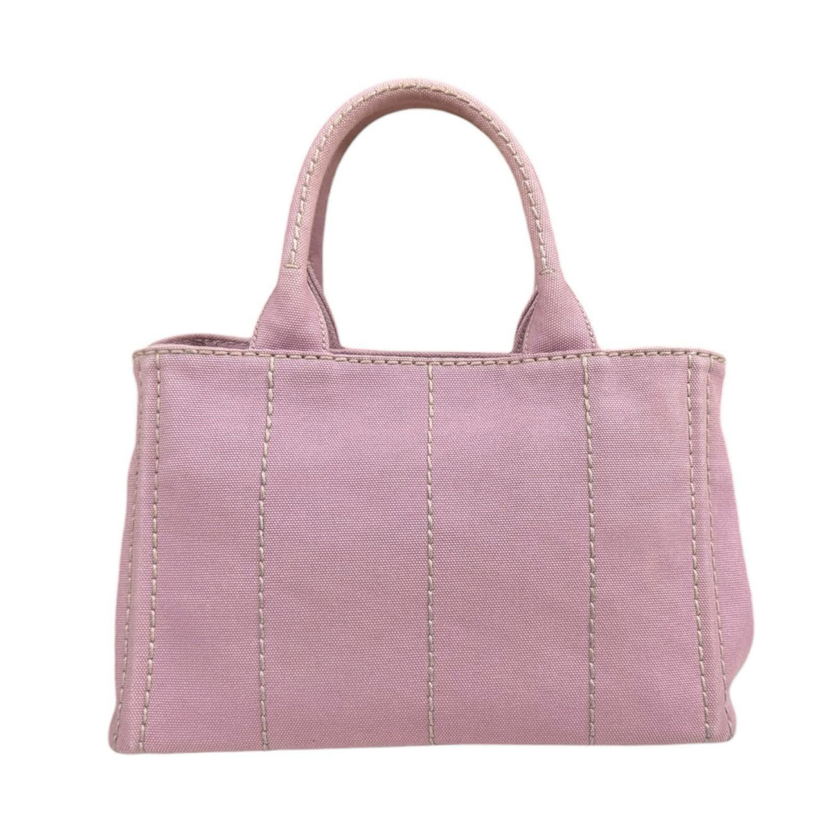 PRADA プラダ カナパトートSS ショルダーバッグ キャンバス ピンク 