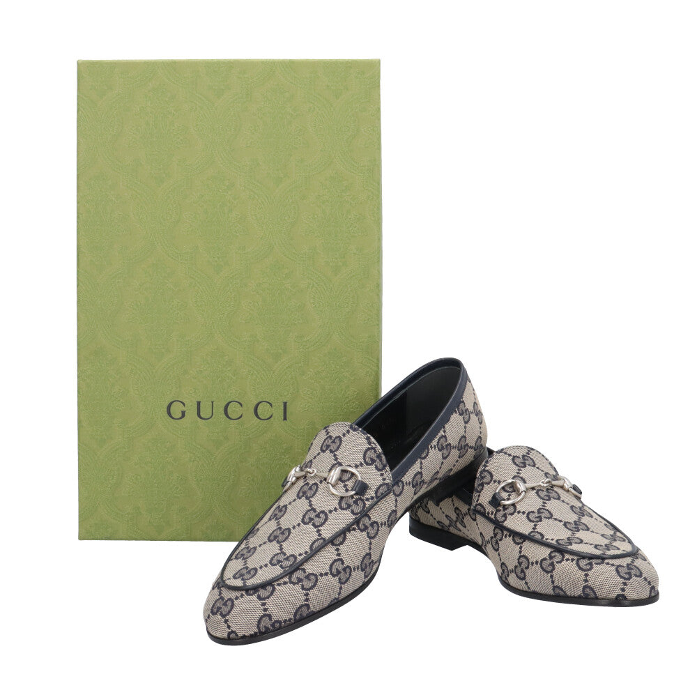 GUCCI ホースビットローファー　GGキャンバス GUCCI グッチ ホースビット ローファー GGキャンバス レディース 中古