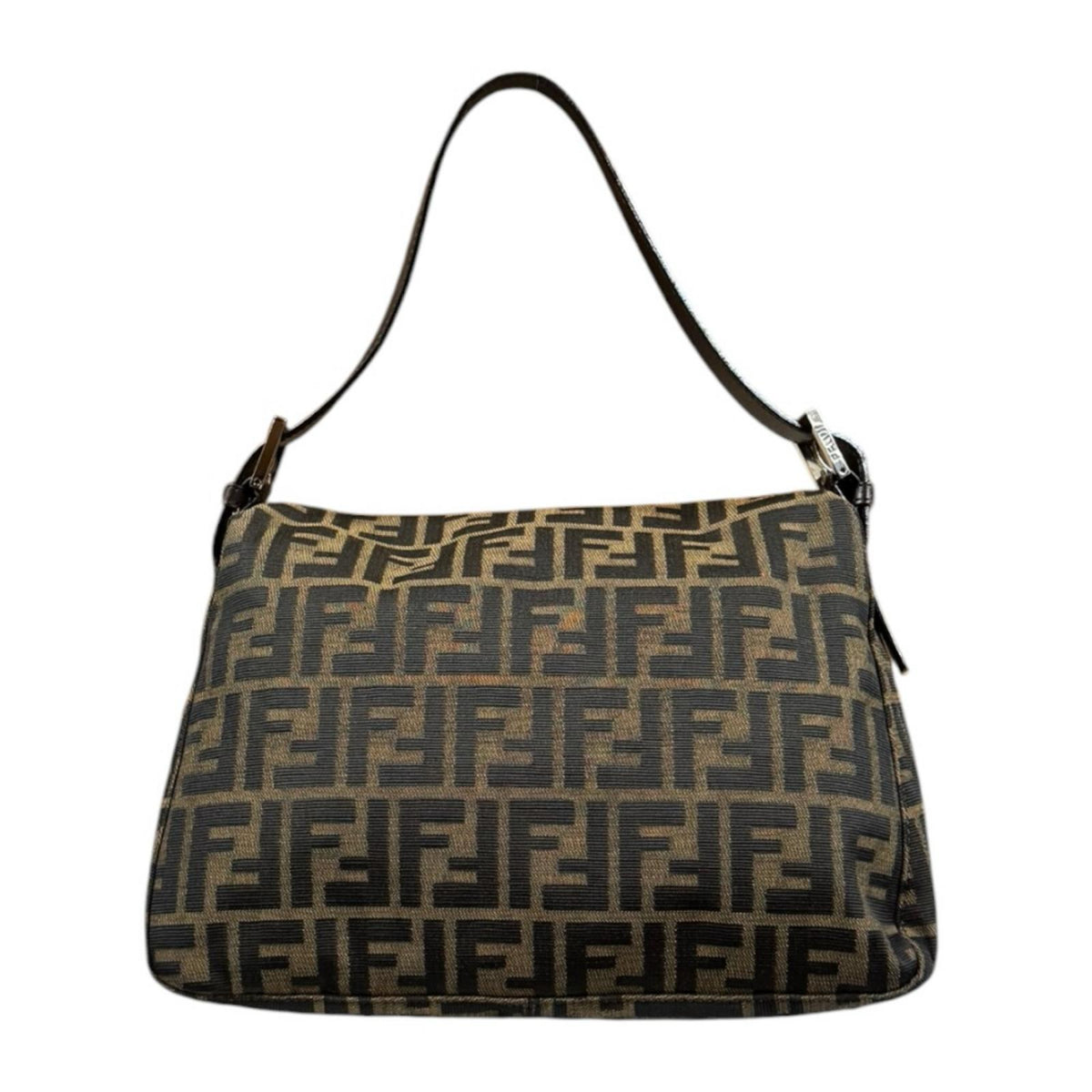 FENDI フェンディ マンマバケット ズッカ ショルダーバッグ キャンバス