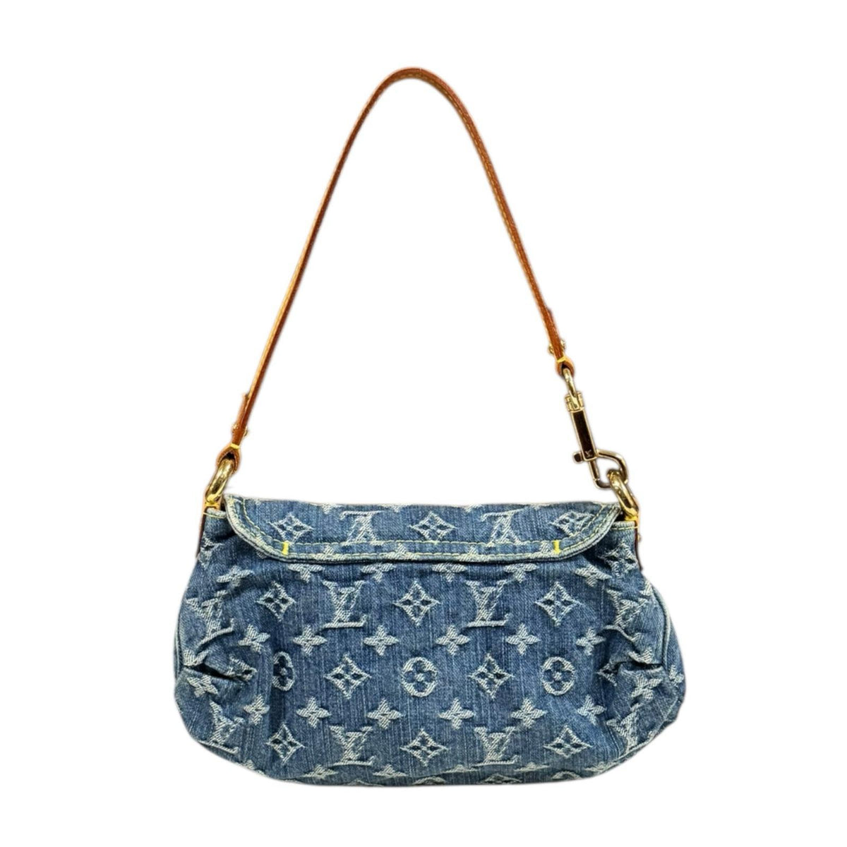 LOUIS VUITTON ルイヴィトン ミニプリーティ モノグラムデニム