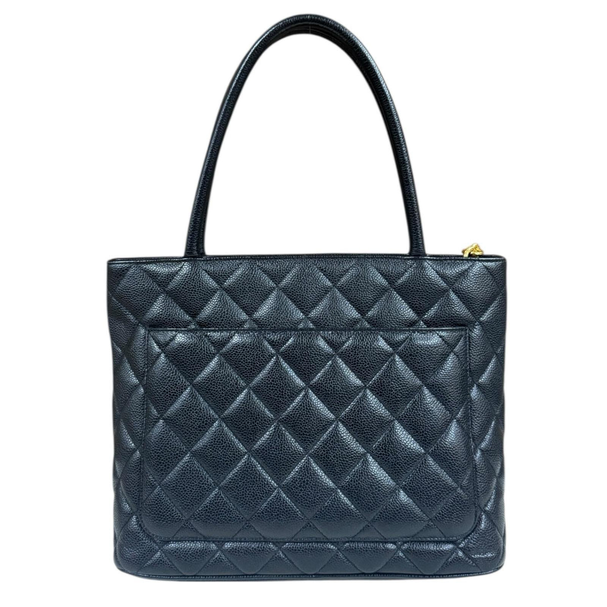CHANEL シャネル マトラッセ トートバッグ マットキャビアスキン ブルー 【中古】 レディース CHANEL シャネル 復刻トート マトラッセ トートバッグ キャビアスキン