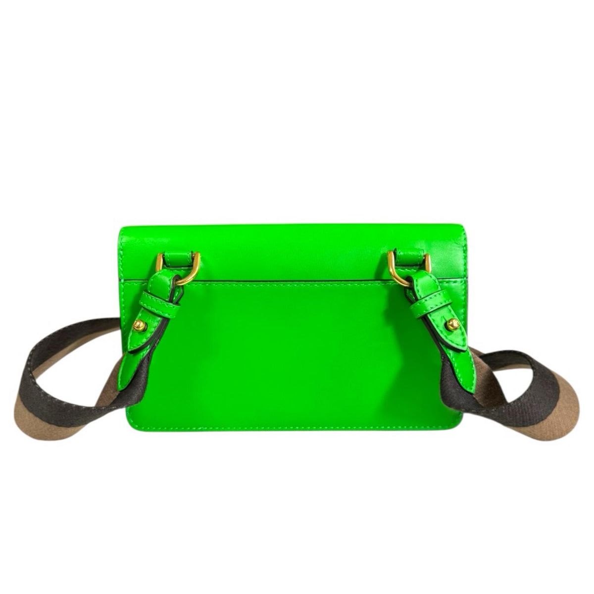 FENDI フェンディ フラット バゲット ショルダーバッグ レザー