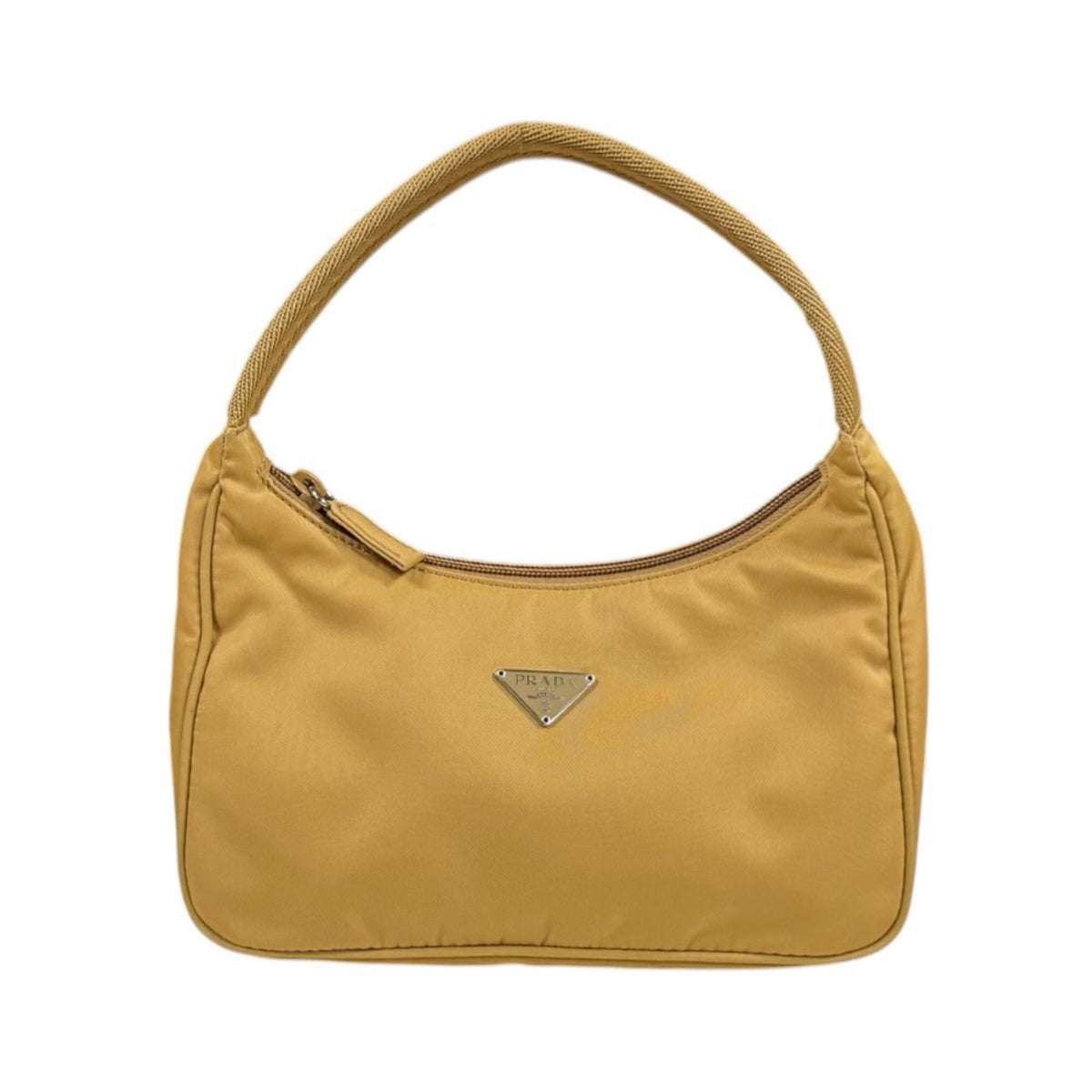 PRADA プラダ ホーボーミニバッグ ハンドバッグ ナイロン ベージュ
