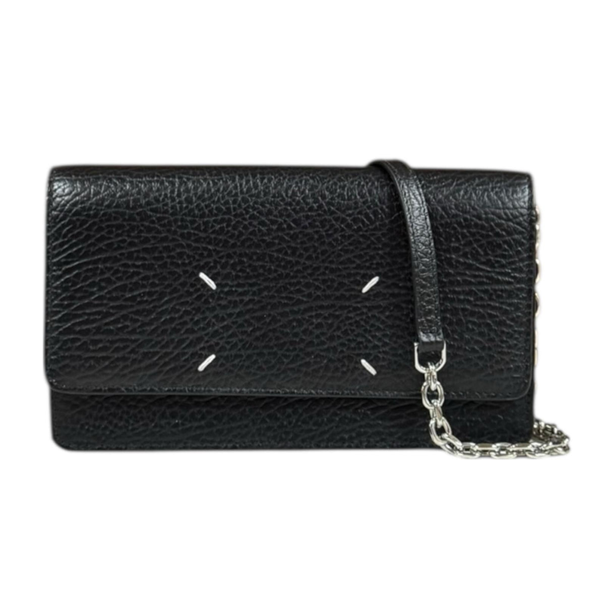 Maison Margiela メゾンマルジェラブラック チェーンウォレット中古 MaisonMargiela メゾンマルジェラ 4ステッチチェーンウォレット