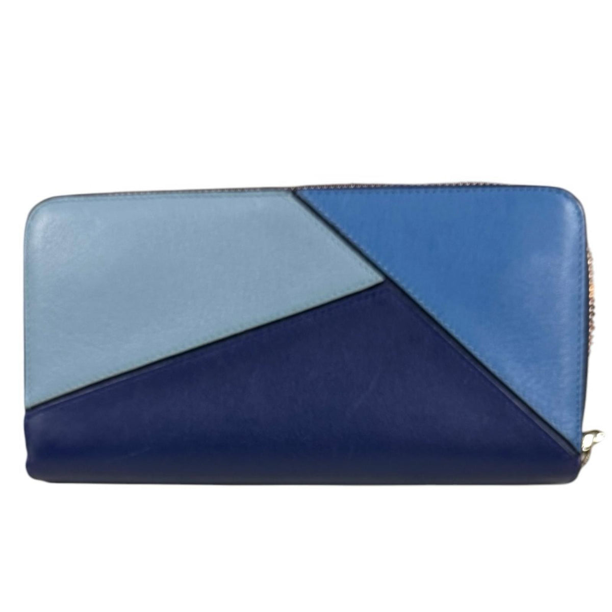 LOEWE Puzzleロング ラウンドジップ エレクトリックブルー LOEWE Puzzle Zip Around Wallet Long Wallet Ladies Used – 【公式