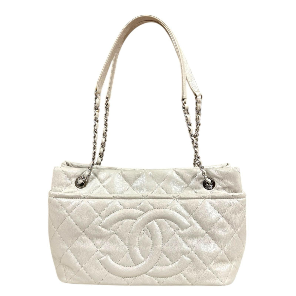 CHANEL シャネル マトラッセ ココマーク ショルダーバッグ キャビア