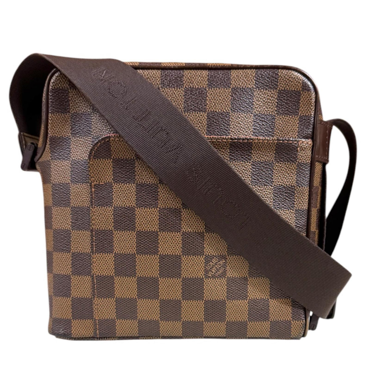 ルイヴィトン ダミエ キャンパス　ショルダーバッグ　ブラウン LOUIS VUITTON ルイヴィトン オラフPM ダミエ ショルダーバッグ ダミエ