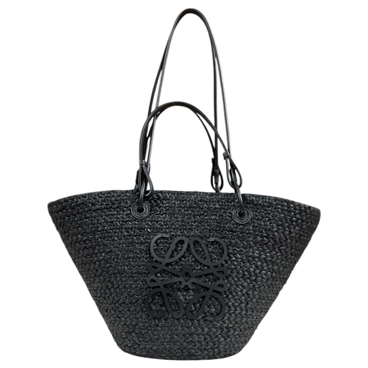 LOEWE ロエベ カゴバッグ アナグラム ショルダーバッグ ラフィア