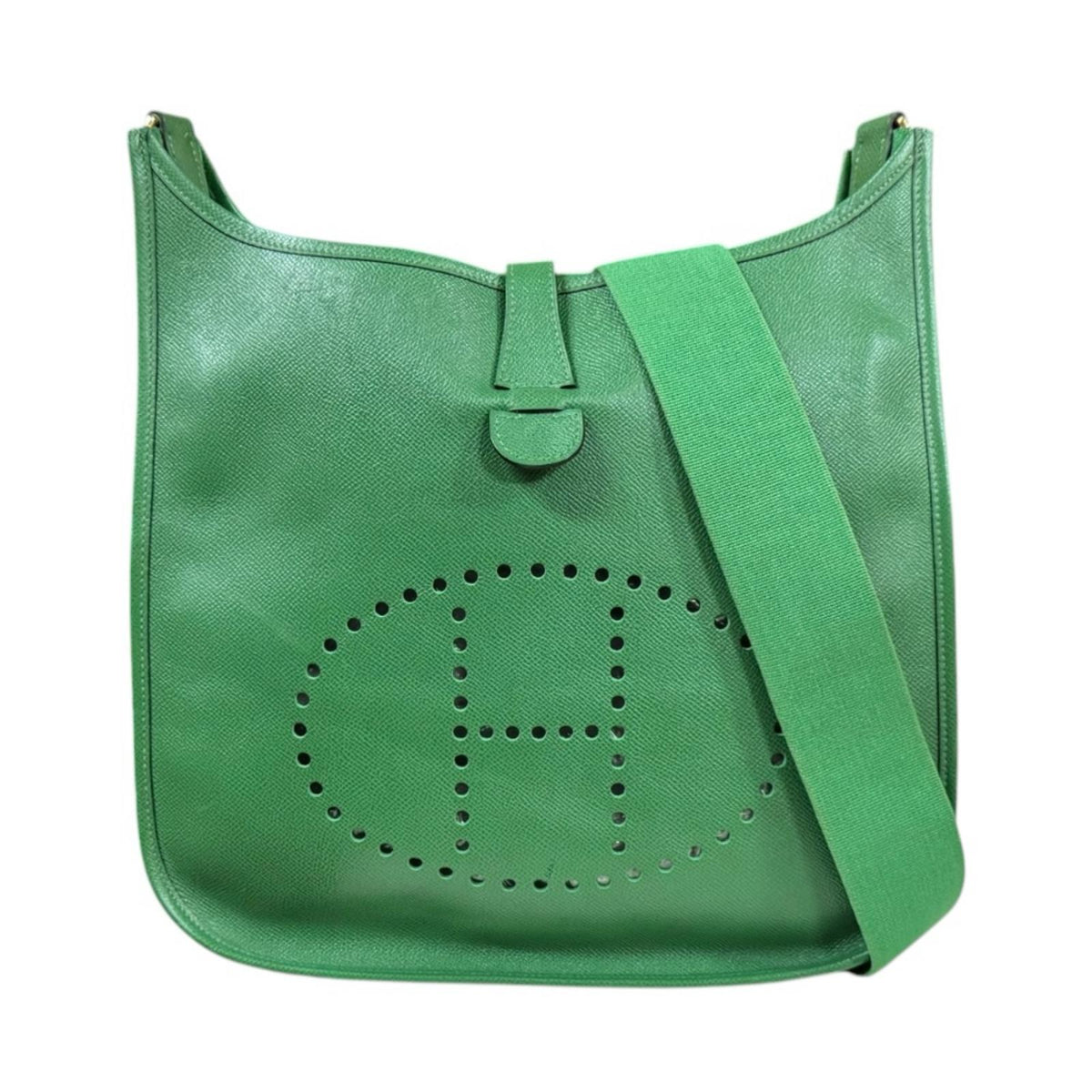 HERMES エルメス エブリンI GM ショルダーバッグ クシュベル グリーン