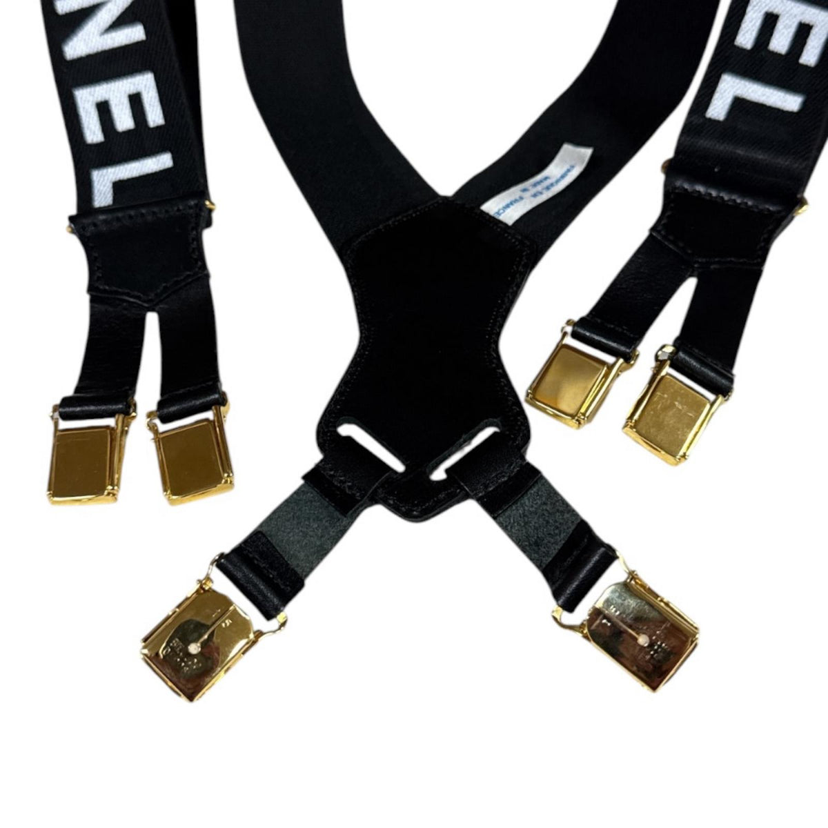 CHANEL シャネル サスペンダー その他ファッション雑貨 ファブリック