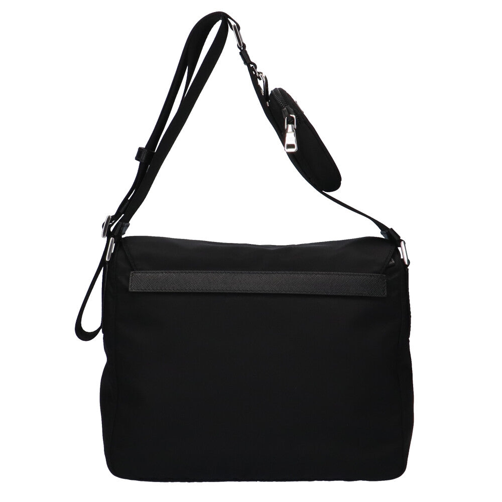 美品 PRADA プラダ VELA ナイロン ショルダー バッグ イタリア製 プラダ PRADA VELA ショルダーバッグ ナイロン ネロ レディース 中古