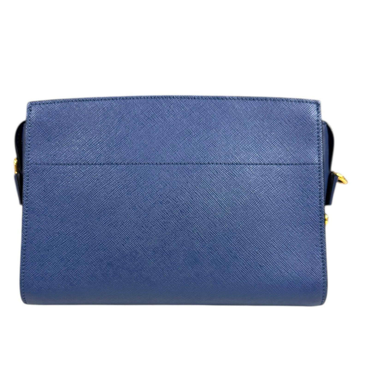 PRADA プラダ サフィアーノ ショルダーバッグ レザー ブルー