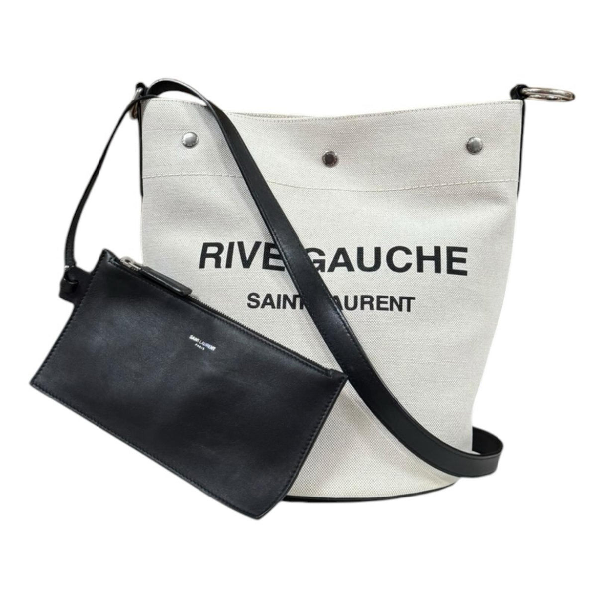 サンローラン♪リヴ・ゴーシュ♪モンバサ♪ショルダーバッグ♪ベージュ♪ SAINT LAURENT サンローラン リヴゴーシュ バケットバッグ ショルダー