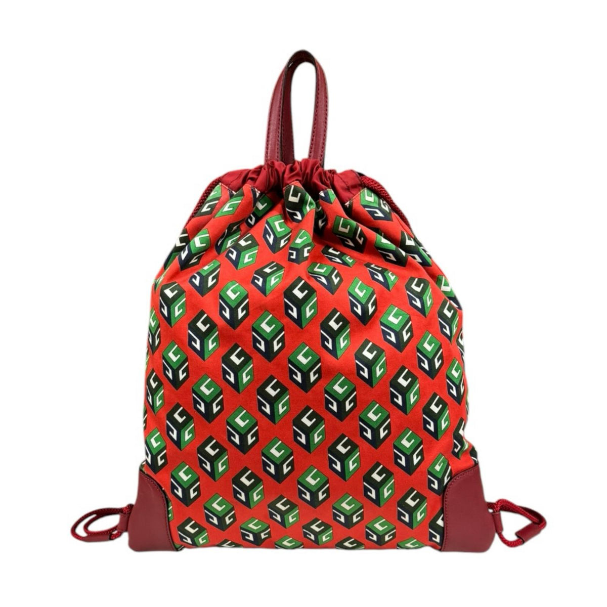 GUCCI グッチ キューブプリント ドローストリングバッグ リュック 