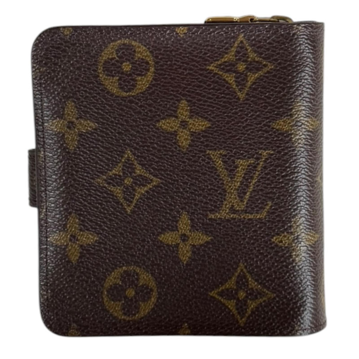 LOUIS VUITTON ルイヴィトン コンパクトジップ モノグラム 二つ折り