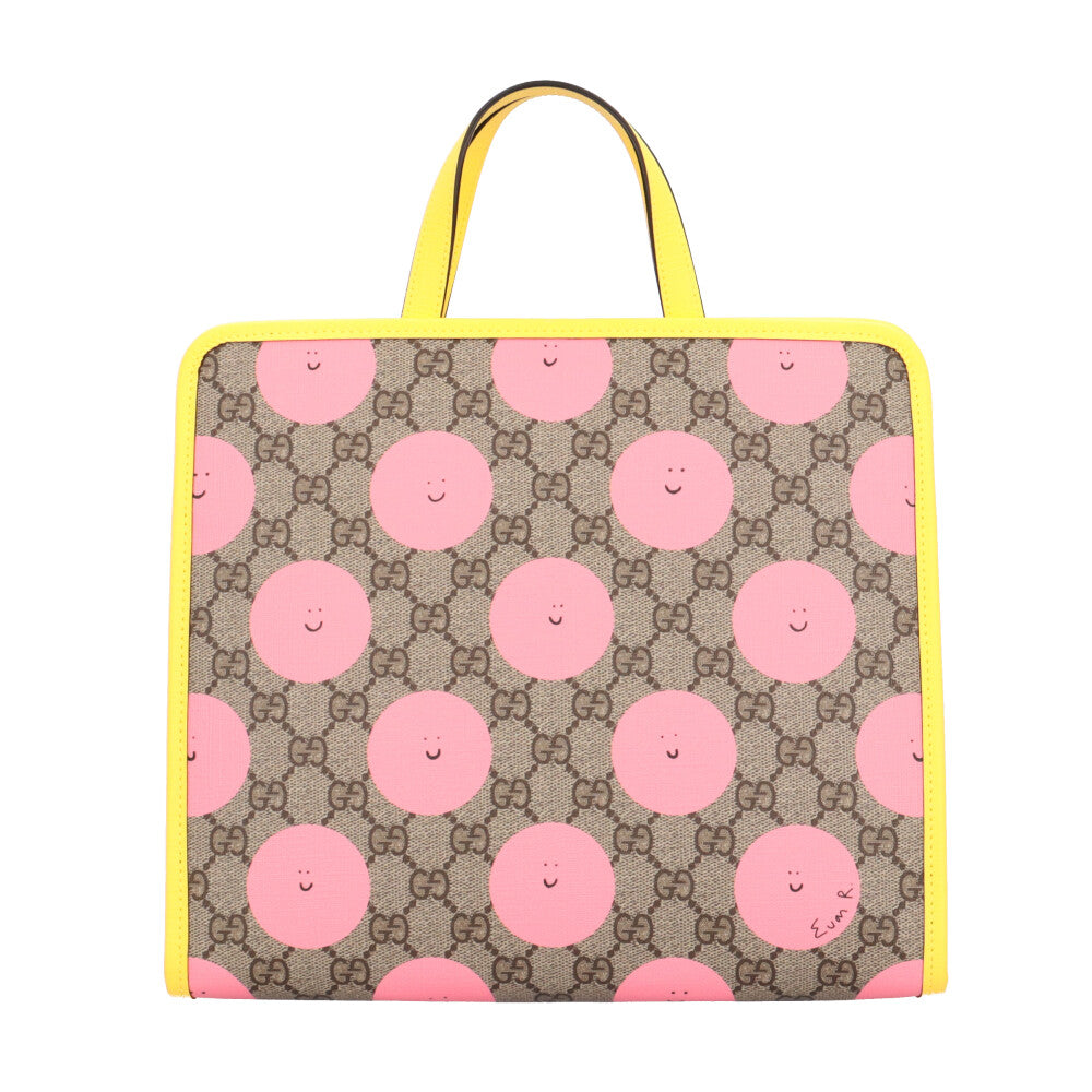 GUCCI グッチ チルドレンズ GGスプリーム ハンドバッグ PVC ベージュ