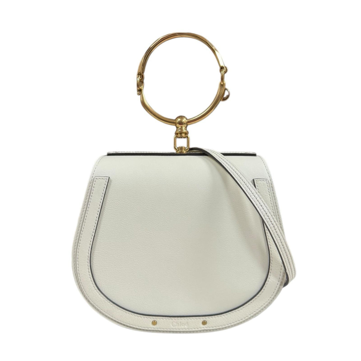 Chloe クロエ ナイル ブレスレットバッグ ショルダーバッグ カーフ